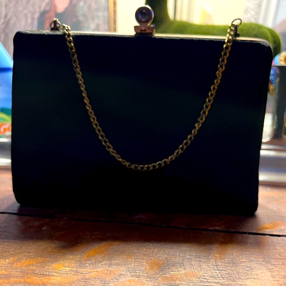 Classic Black Clutch